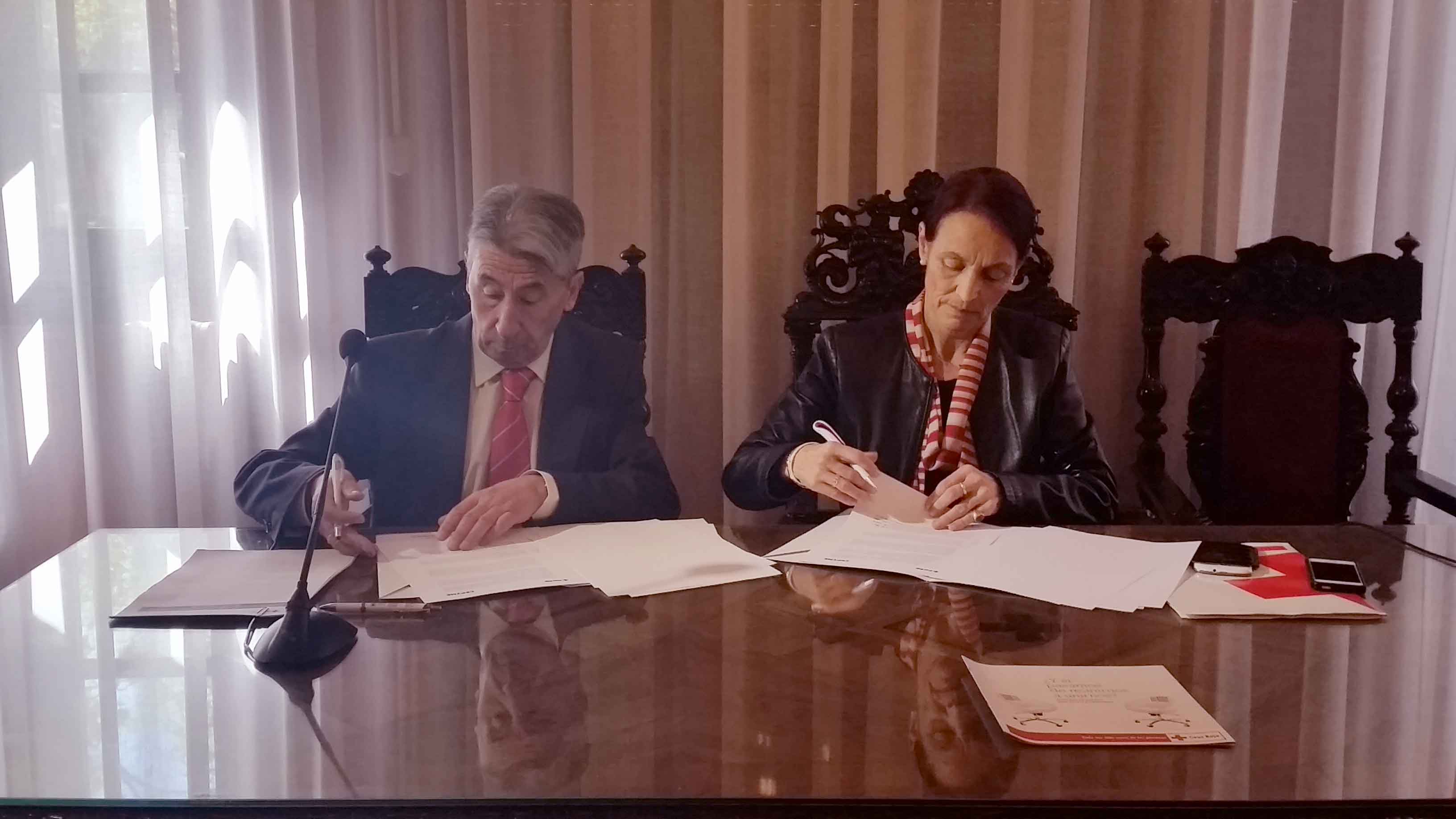 Firma convenio CEPYME y Cruz Roja Zaragoza